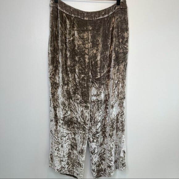 Vintage Talbots Collection Crushed Velvet Pants Silk Blend - Picture 2 of 11
